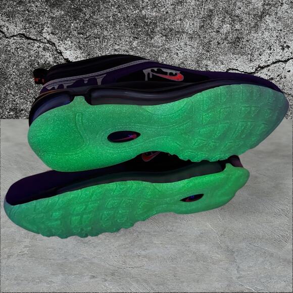 •DS• Nike Air Max 97 Slime Halloween (2020) • Size 8M/9.5W (GLOWS in Dark) - Picture 13 of 13